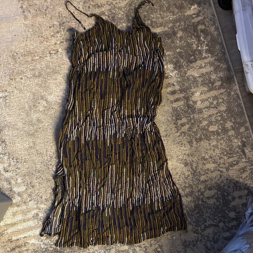 Striped Multicolor Women's Dress